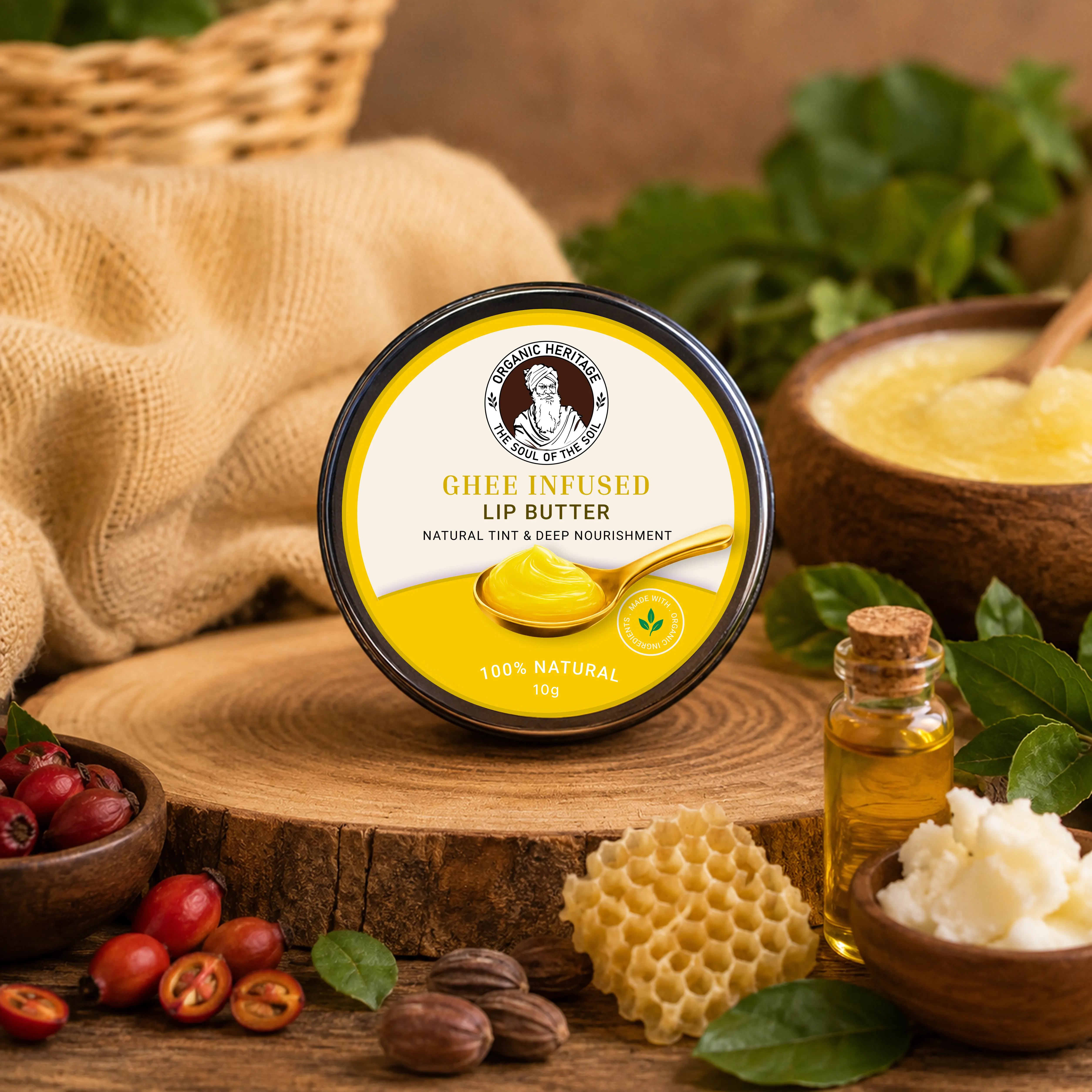Ghee Infused Lip Butter